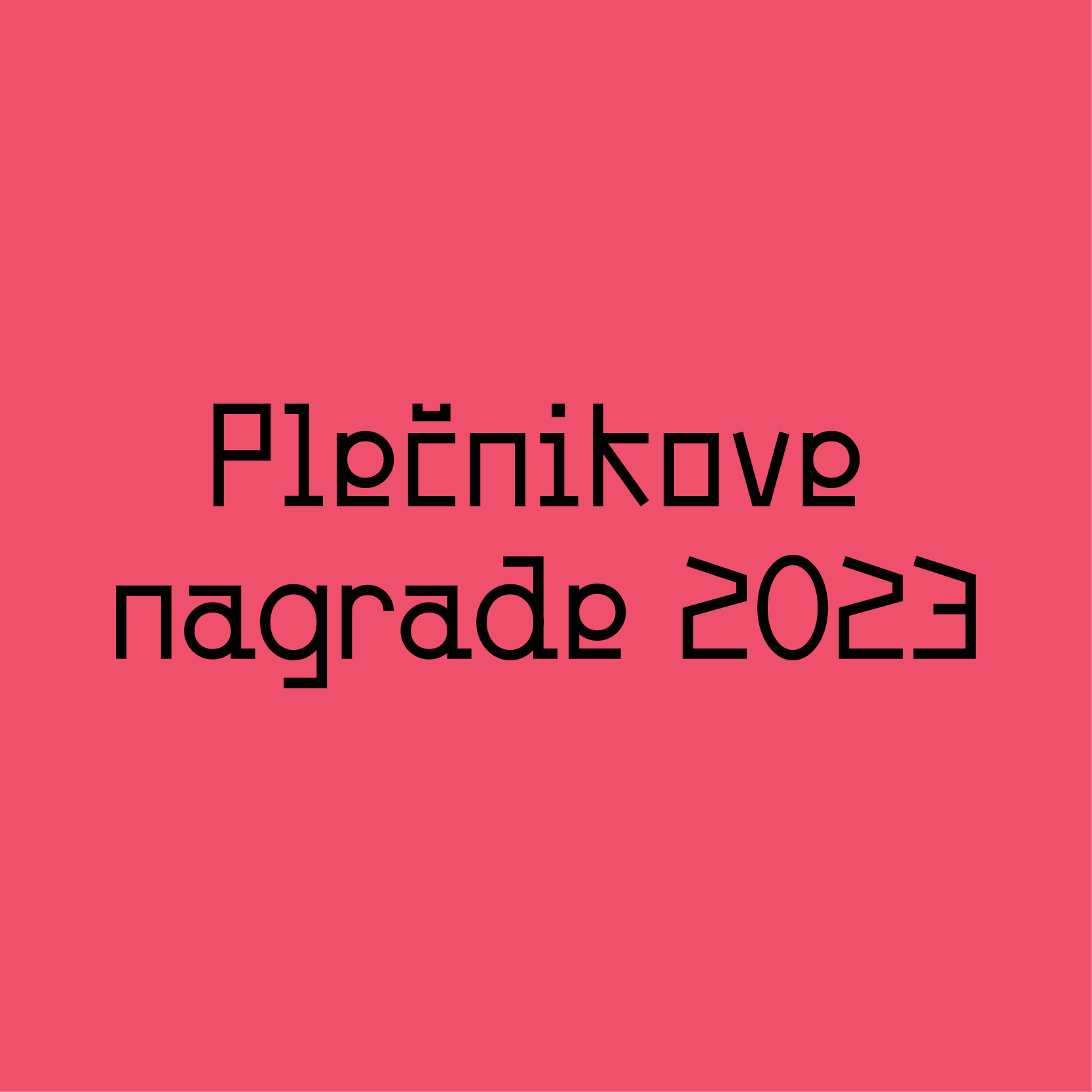 Plečnikove nagrade 2023