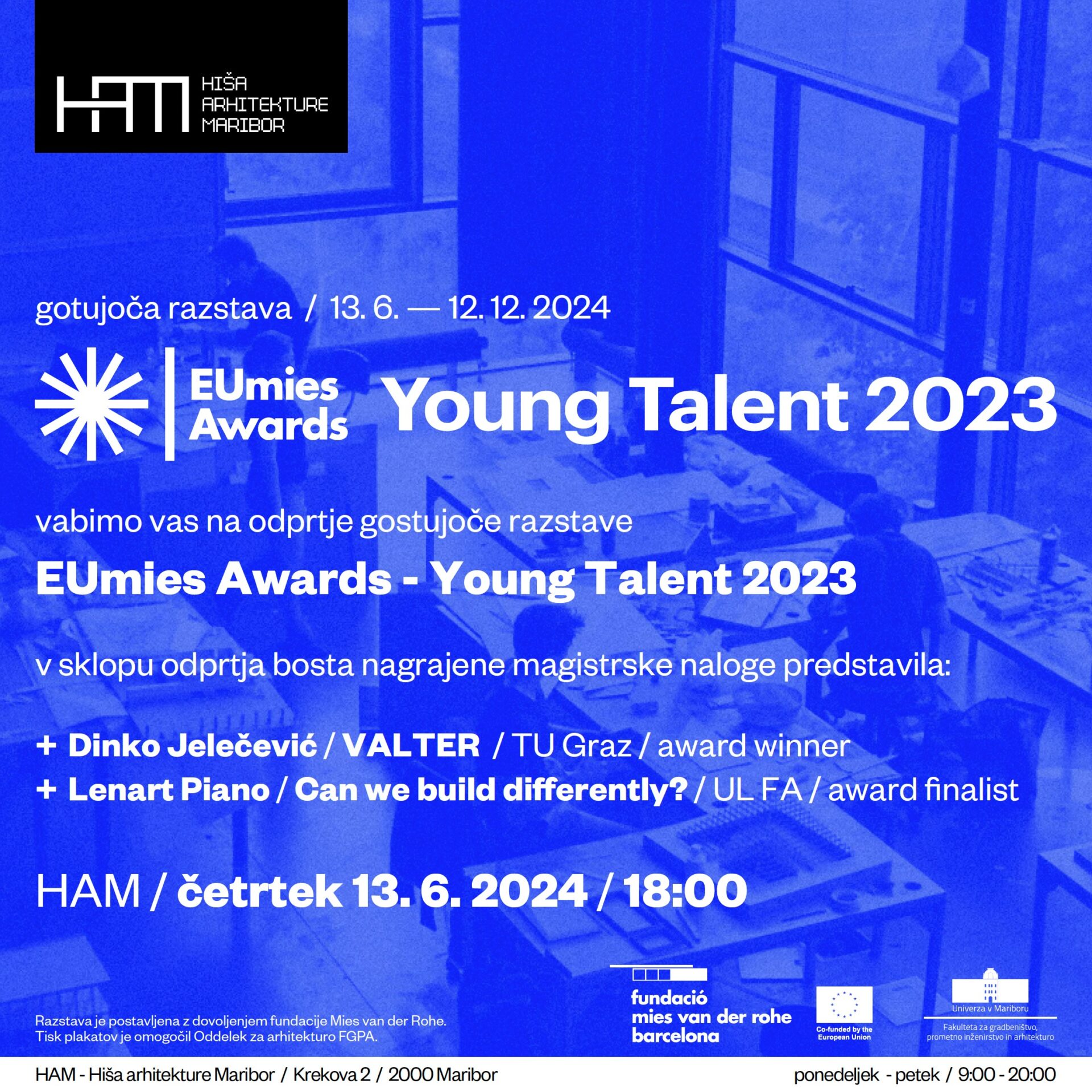EU mies Awards - Young Talent 2023