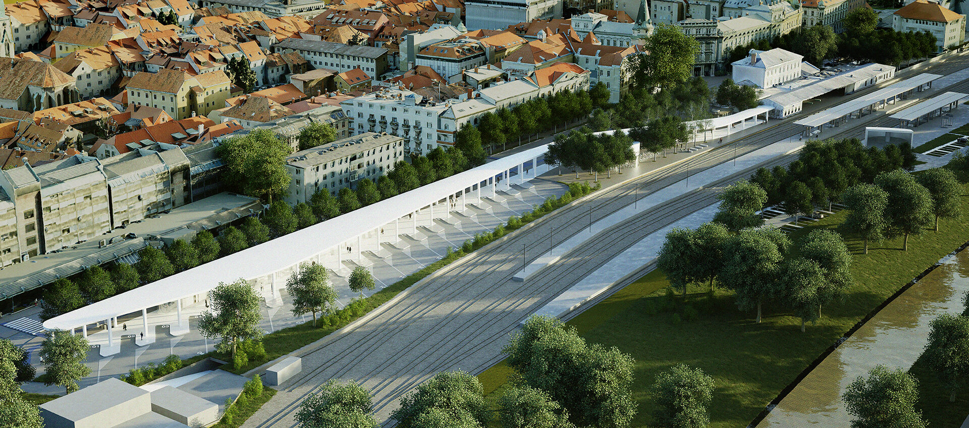 Razstava natečajnih elaboratov za Potniški center Celje